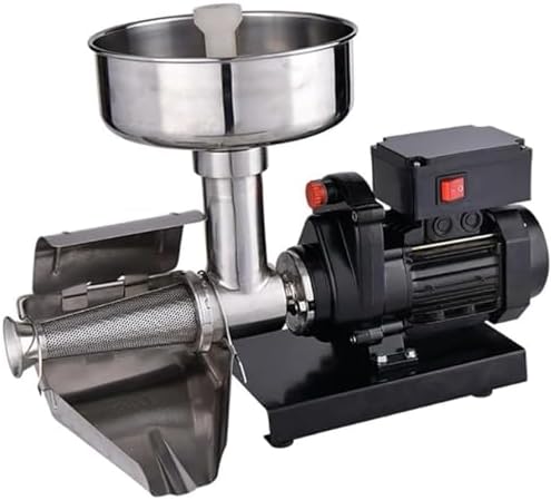 Electric Tomato Strainer Machine, 450W High Power Stainless Steel Milling Press for Efficient Tomato Processing, Ideal for Home and Commercial Kitchen Use