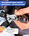 YABIFE Dog Nail Trimmers and Dog Nail Clippers Kit, Whisper Quiet Electric Grinder with Light, for Small, Medium, Large Dogs, Cats Toenail Grooming, 3 Speeds