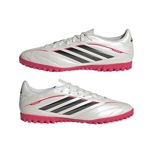 adidas Mixte Copa Pure IV Club Turf Football Shoes, Zero met./Core Black/Lucid Red, 44 EU