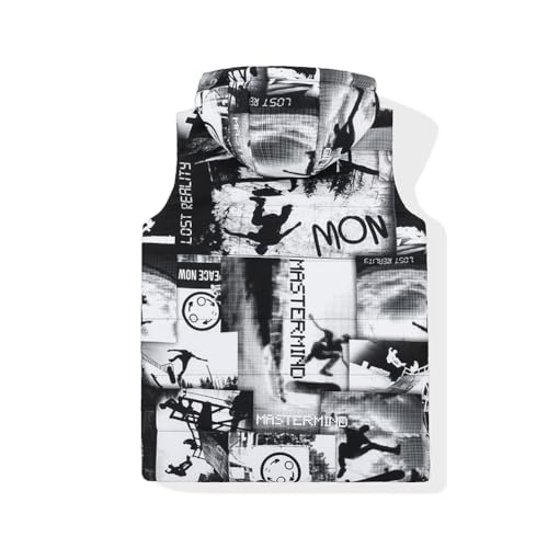 SNOW DREAMS Boys Girls Puffer Vest Hooded Quilted Outwear Sleeveless Jacket Lined Zipper Waistcoat2