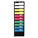 Organisateur de fichiers suspendus WallDeca | Noir, format lettre, tableau de poche de rangement pour le bureau, la maison et la salle de classe (10 pochettes - original)