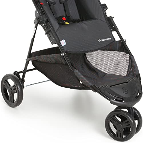 Carrinho Tivoli Risca Preto 0 à 15 kg - Galzerano