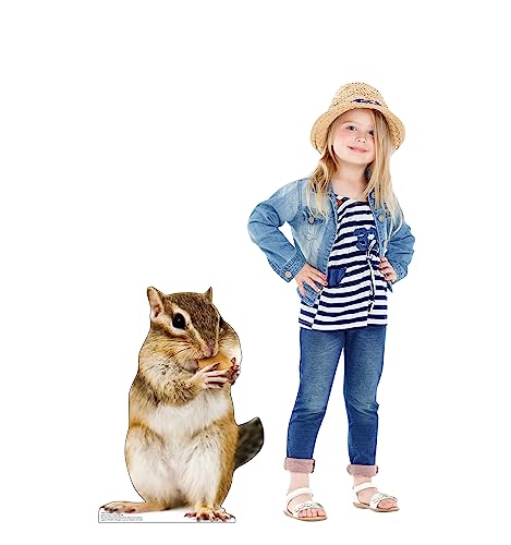 Image of Cardboard People Chipmunk Life Size Cardboard Cutout Standup - Made in USA