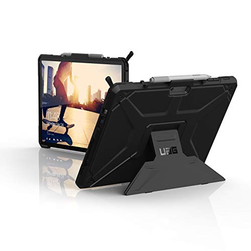 URBAN ARMOR GEAR Surface Pro7+/7/6/5(2017)/4用耐衝撃METROPOLIS SEケース (キックスタンド/TYPE COVER・SURFACE PEN対応) ブラック 【日本正規代理店品】UAG-SFPRO7PLSSE-BK