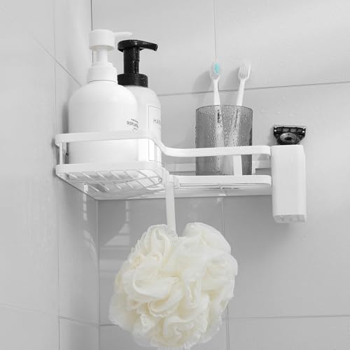 Mjxkbb Corner Shower Caddy,2 Pack Rustproof Corner Organizer Shelves,No Drilling Stainless Steel Shower Organizer For Bathroom,Bathtub,Shower Pan,Bath Accessories Shower Caddies thumb #2