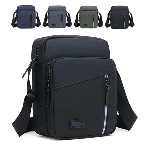 VIRAHYEM Men's Shoulder Bag Crossbody Bag Large Business Mes