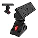 Acouto Fish Finder Mounting Base 360 Degree Rotating Removable Marine Boat Fish Finder Electronics Mount Black