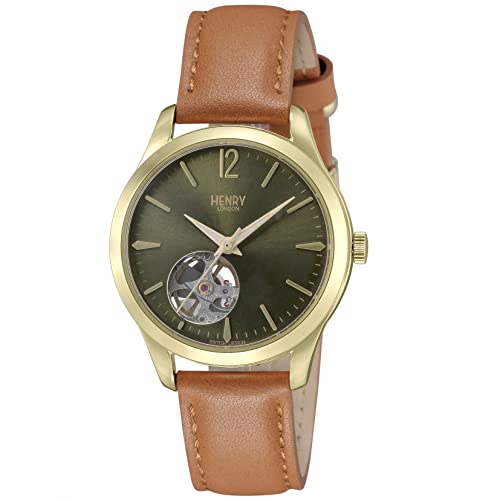 [ヘンリーロンドン] 腕時計 ＨＥＲＩＴＡＧＥ ＳＩＧＮＡＴＵＲＥ HL34-AS-0456 ブラウン