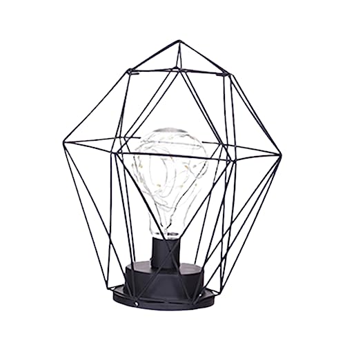 NUOBESTY Escritorio Geométrica de Hierro Decoración de Fiesta Navideña de Hueca para Salón Dormitorio y para Amantes del Estilo