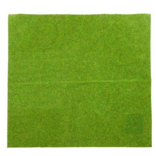 SHINEOFI Gazon Synthétique Miniature Décoratif Tapis Gazon pour Maquette Pelouse Artificielle DIY pour Décoration Paysagère et Maquette de Train