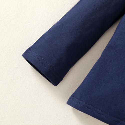 Image of Magic Park 6M-14Y Baby Short Long Sleeve Tee Tops Toddler T-Shirt Kids Solid Color Shirts Boys Girls Casual Blouse