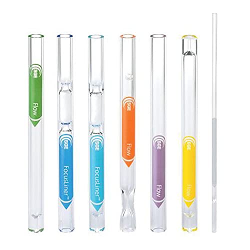 Trajan Scientific 092097 PerkinElmer PTV Liner with 0.25 mm ID Restriction, 2 mm Outside Diameter, 88 mm Height, 1 mm Inside Diameter (Pack of 5)