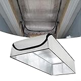 Copertura termica per scale sottotetto realizzata in alluminio e isolamento a bolle, progettata per fornire una tenuta ermetica intorno ai punti della porta della soffitta