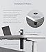 Jgstkcity Pop Up Power Outlet for Countertops & Desks,2.5-Inch Hole Flush, Mount, 20W USB-C, 4 USB Ports, 4 Tamper-Resistant 15A Outlets - Space-Saving Recessed Design,1875W,ETL Listed