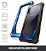 Poetic Guardian Series Case Designed for Samsung Galaxy A50/A50s Case, Full-Body Hybrid Shockproof Bumper Cover with Built-in-Screen Protector, Blue/Clear