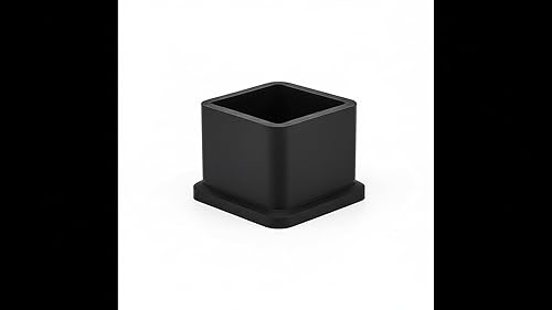 Miniatura 43 de Flyshop 8 tapas para patas de sillas de patio, de PVC, protectores de suelo cuadrados para patas de silla, fundas cuadradas para muebles, 3/4 PVC