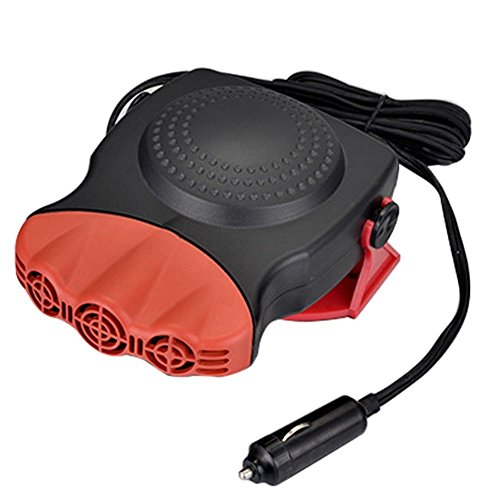 Portátil coche calentador, XGZ 12 V coche vehículo Calefacción Refrigeración Ventilador Defroster Demister (150 W 3 Outlet)