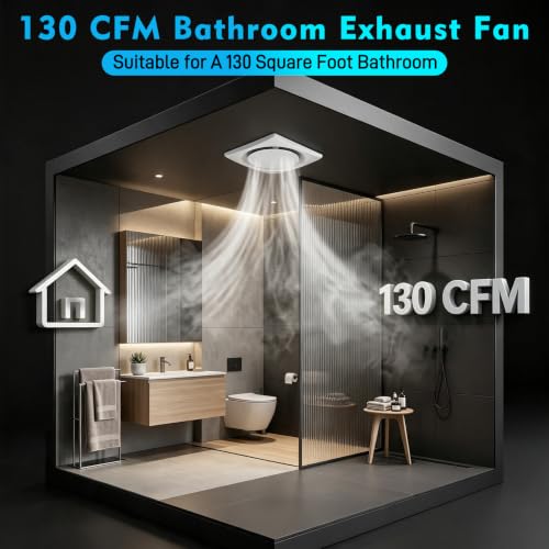 Image of Orsong Bathroom Exhaust Fan 12 inch Panel