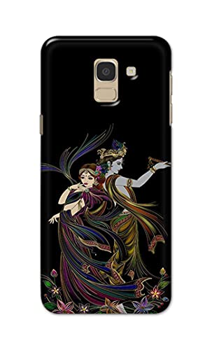 Image of Lord Radha and Krishna Hard Back Case Cover for Samsung Galaxy J6 (2018) (5.6 inch) / Samsung On 6 (2018), J600F / DS Back Cover -(J5) VNS2223