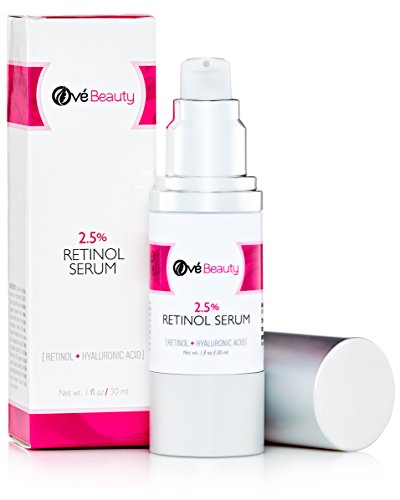 Retinol 2.5 Serum for Face-Best Natural and Organic Skin Clearing For Wrinkles, Dark Spots and Crow's Feet
