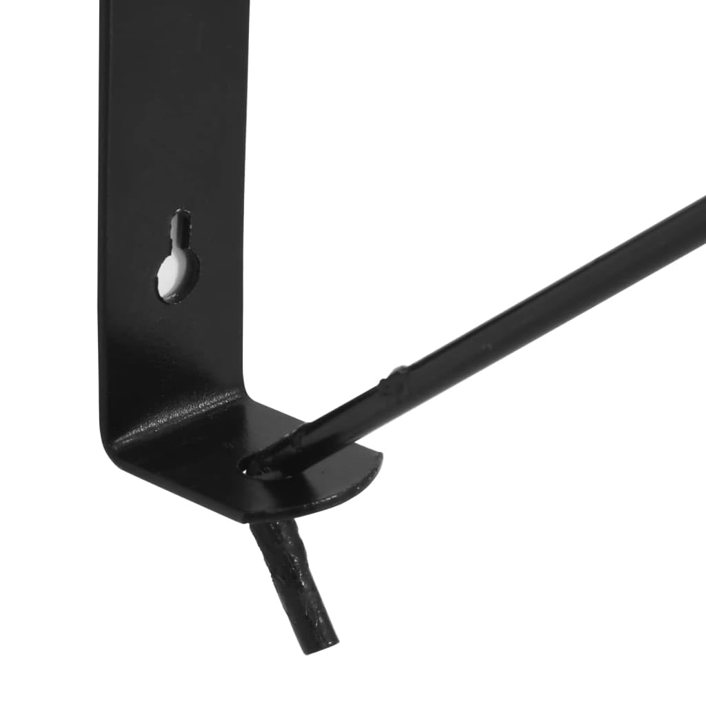 Supporto per sella pieghevole, montaggio a parete, nero, in ferro, accessorio per equitazione, stabile, versatile