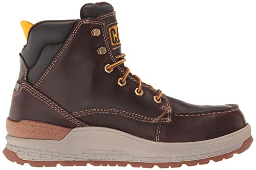 Cat Footwear Impact Waterproof Composite Toe Construction Boot, Mens Friar Brown, 9 #TOP5