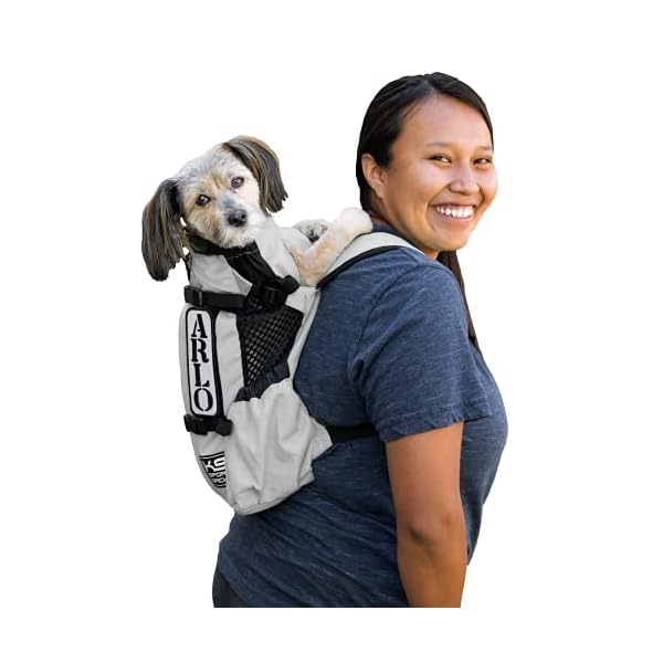 K9-Sport-Sack-Dog-Carrier-Adjustable-Backpack-X-Small-Air-2-Charcoal-Grey K9 Sport Sack Knavigate - Front Facing Adjustable Dog Backpack Carrier