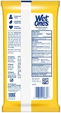 Antibacterial Hand Wipes, Tropical Splash Scent, 20 Count (Pack of 10), Packaging May Vary
