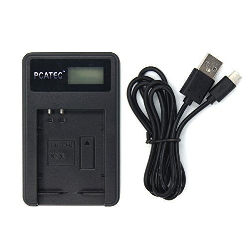 【PCATEC】 CANON NB-5L 対応新型USB充電器☆LCD付4段階表示仕様☆PowerShot SX230 HS S100 (USB充電器☆LCD付) 【PCATEC】 CANON NB-5L 対応新型USB充電器☆LCD付4段階表示仕様☆PowerShot SX230 HS S100 (USB充電器☆LCD付)