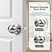 Laundry Room doorknob Without Lock Function Tool Release Setups Strong Alloy Passage Accessory