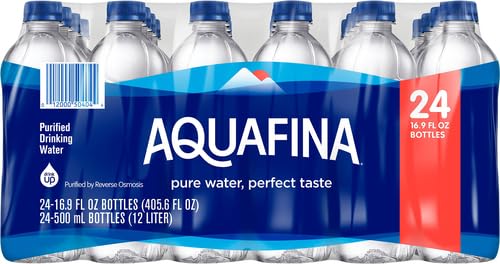 Aquafina D564RH168D51F Water, Purified, 16.9 Fl Oz thumb #1