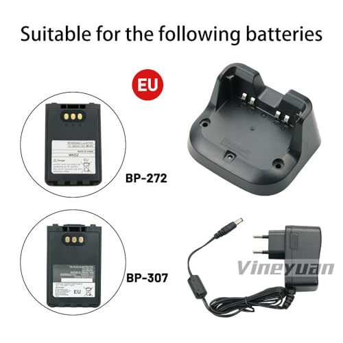 BC-202 Ladegerät für ICOM ID-31A ID-31E ID-51A ID-51E Radio BP-271 BP-272 BP-307 Batterieladegerät