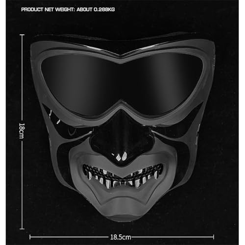 Casque de paintball militaire avec support NVG et masque de protection rigide