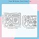 GLOBLELAND Obstbecher Stanzformen Für Kartenherstellung Obstgetränkebecher Metallstanzformen Stanzformen Vorlage DIY Scrapbooking Prägung Papier Album Basteln Dekor