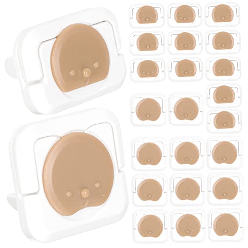 HANABASS 24Pcs Outlet Covers Electrical Safety Caps for Proofing Durable Plug Covers for Prong and Prong Sockets Prevent Accidental Injuries and Electrocution
