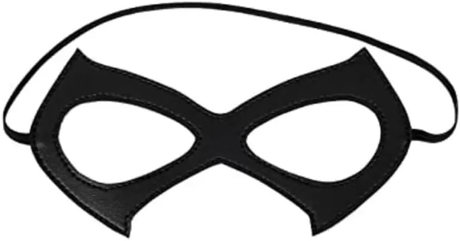 Black Cat Eye Mask, Cat Women Mask, Masquerade Mask, Adjustable Superhero Eye Mask for Halloween Cosplay Costume