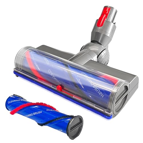 D-Baiwade-J Quick-release vacuum head replacement for Dyson V7 V8 V10 V11 V15 Outside direct-drive cordless vacuums features an anti-tangle design with flexible rotation.
