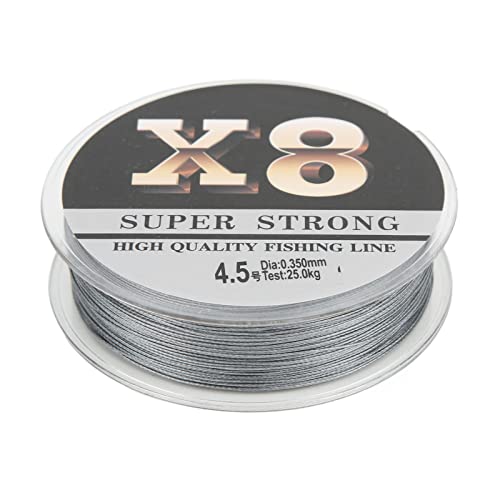 Fishing Line, 100m Braided Fish String Strong Pulling Force Wire for Pond Reservoir Offshore Hunting (0.35mm 25kg)