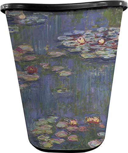 RNK Shops Water Lilies by Claude Monet Waste Basket - Double Sided (Black)