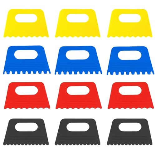 12 Stücke Graffiti -Schaber, Farbschaber, Schaberwerkzeug, Lackschaberwerkzeug, Diy -Graffiti -Ölmalerei -Schaber, Handgefertigte Vorräte Für Kinder, Kunstwerkzeuge.