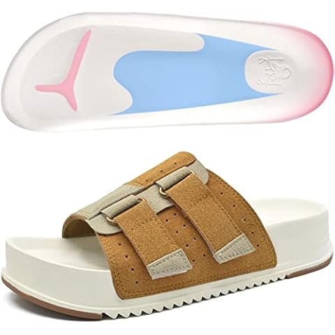 KuaiLu Women's Adjustable Platform Slides Cover