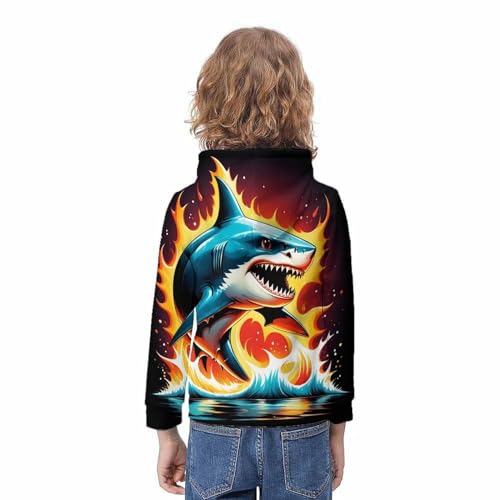 Pull Requin 3D cadeau de Noël idéal pour adolescent de 13 à 15 ans
