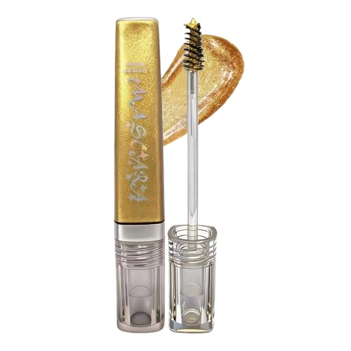Máscara de pestañas brillante, 5 g de crema voluminizadora para pestañas, máscara de pestaas sin manchas, para citas nocturnas, bodas, conciertos, actuaciones en escenario, natación