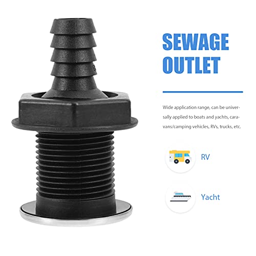 Bouchon de vidange pour bateau et drain d'évacuation de fond de cale kit de remplacement 4 pièces