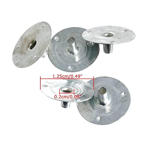 100 piezas base soporte para mechas de vela miniatura 4