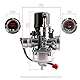 Vergaser 18mm Carburetor CPI, 2Takt, Hussar,Minarelli, Popcorn, Oliver, Generic, Keeway