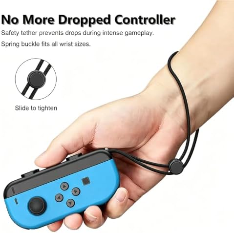 ZHXSHFC Wrist Straps for Switch Controller Lanyard Replacement Parts 2 Pack, Accessories Wristband Works With Nintendo Switch Controllers — 사진 7