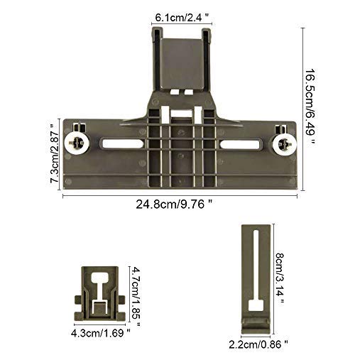 image for ManYee Dishwasher Rack Adjuster 0.9 In Diameter Wheel Dishwasher Top R