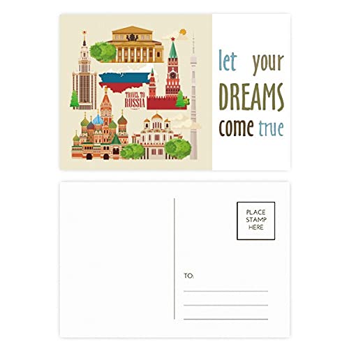 Cartes postales de Russie (20 pièces) pour décoration et correspondance