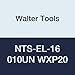 Walter Tools NTS-EL-16 010UN WXP20 Carbide NTS Threading Inserts, External Thread, Full Profile, American UN 60 Degree (Pack of 10)
